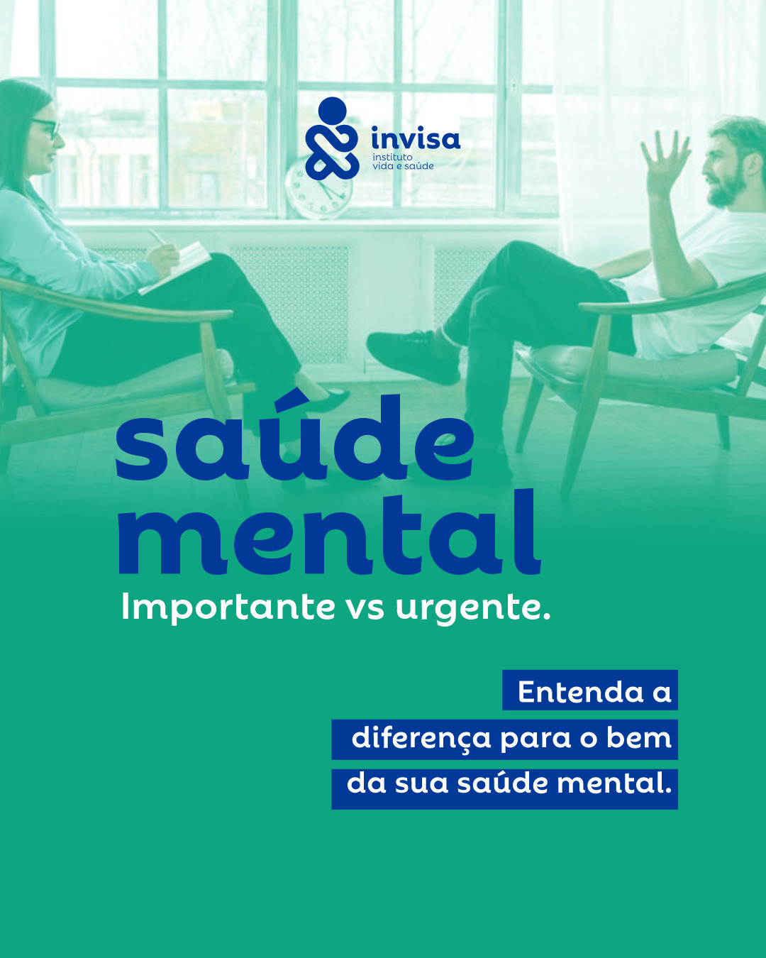 Saúde mental: importante vs urgente