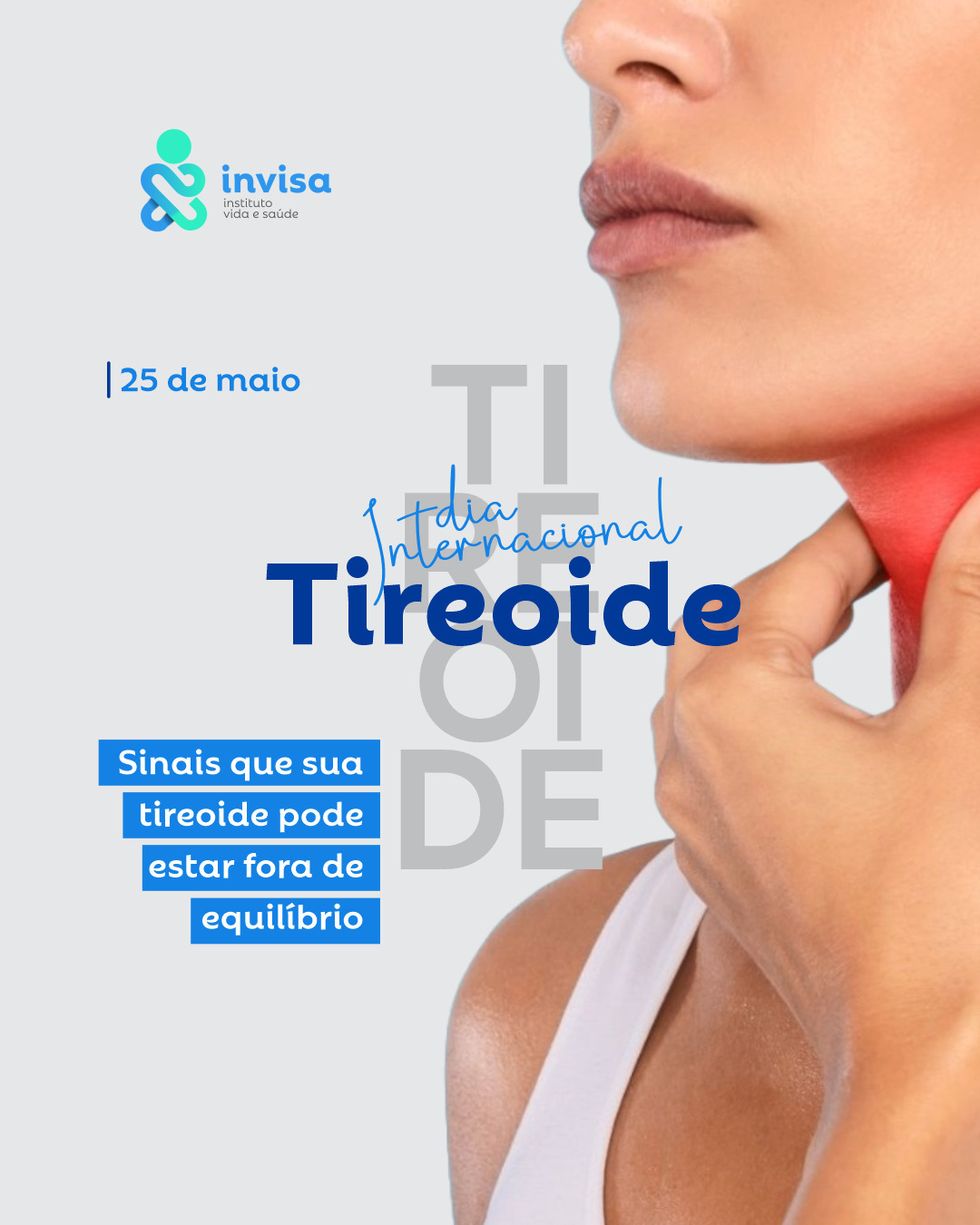 Sinais que sua tireoide pode estar fora de equilíbrio